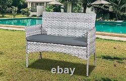 Garden Furniture Rattan Sofa Acorn Four-seater Lounge set