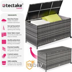 Garden Furniture Rattan Storage Box Set Aluminium Corner Balcony Cushion Box