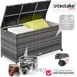 Garden Furniture Rattan Storage Box Set Aluminium Corner Balcony Cushion Box