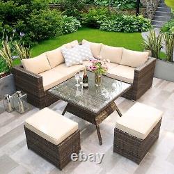 Garden Furniture Set Rattan 7 Seater Brand New! Original Packaging Inc Cushions