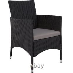 Garden Furniture Table and Chairs Rattan Set Patio Outdoor Metal Dining 8 Seater