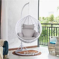 Garden Hanging Egg Swing Chair Patio Rattan Hammock Furniture Indoor Outdoor