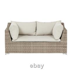 GoodHome Maevea Grey Rattan Effect 4 Seater Garden Furniture Set RRP £575