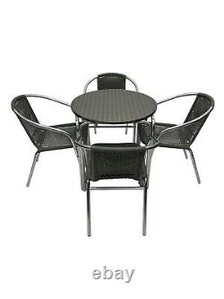 Grey Rattan Garden Furniture Set, Aluminium Patio Furniture Sets, Very Strong