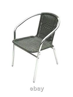 Grey Rattan Garden Furniture Set, Aluminium Patio Furniture Sets, Very Strong