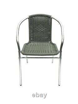 Grey Rattan Garden Furniture Set, Aluminium Patio Furniture Sets, Very Strong