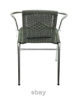 Grey Rattan Garden Furniture Set, Aluminium Patio Furniture Sets, Very Strong