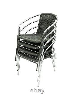 Grey Rattan Garden Furniture Set, Aluminium Patio Furniture Sets, Very Strong