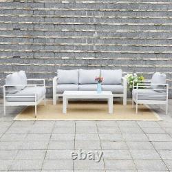 Harrier Outdoor Sofa & Table Furniture Set 2 Colours LUXURY GARDEN LOUNGE