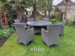 Hartman 6 Seater Rattan Garden Furniture Set
