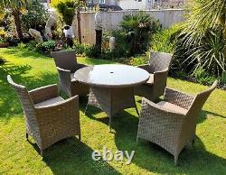 Hartman rattan 4 seater garden furniture set with cushions vgc