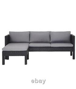 High back rattan corner sofa set And table outdoor garden furniture, Household