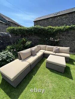 Indian Ocean Garden Outdoor Furniture Rattan Lounge Modular Sofa Was £8000 New