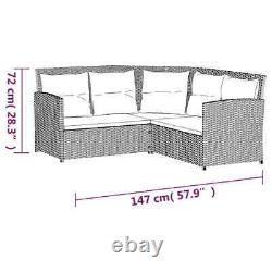 Itzcominghome Garden 5Seater Corner Sofa Patio Seat Chair Furniture345 tea table