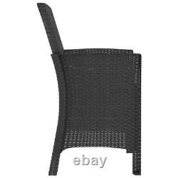 Itzcominghome Outdoor Garden Furniture Cushion pp Rattan Table Chair Patio set