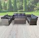 Kingston Rattan Deluxe Garden Furniture Set 7 Seats & Storage Table Rrp £1100