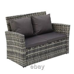 Lovely Rattan Garden Furniture Sofa Set Lounger 4 Seater Outdoor Patio Furniture