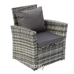 Lovely Rattan Garden Furniture Sofa Set Lounger 4 Seater Outdoor Patio Furniture