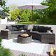 Luxury Rattan Garden Furniture Sets Outdoor Patio Corner Sofa Dining Bistro Set