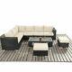 Modern Rattan Garden Furniture Sofa Set Lounger 8 Seater Outdoor Patio Furniture