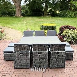 New Rattan Garden Furniture Cube Set Patio Outdoor Living Summer 2024 Collection