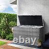 Outdoor Garden Patio Furniture 700 Litre XL Rattan Storage Box Unit by Teamson