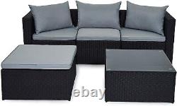 Outdoor Rattan Garden Furniture Set Malaga Conservatory Patio Sofa set