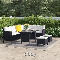 Outdoor rattan garden furniture set