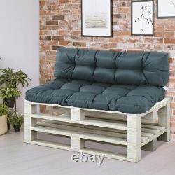 Pallet of garden rattan furniture cushions sun lounger sofa armchairs cushion
