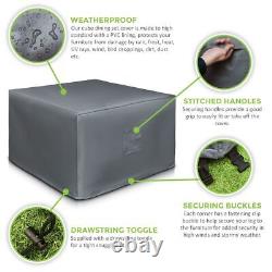 Premium Heavy Duty Waterproof Rattan Cube Cover Outdoor Garden Furniture Rain