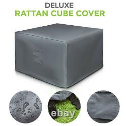 Premium Heavy Duty Waterproof Rattan Cube Cover Outdoor Garden Furniture Rain