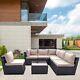 Rattan 6 Seater Modular Garden Furniture Sofa Set Patio Garden Furniture S