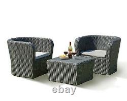 Rattan Bistro Garden Furniture Tete a Tete Set High Quality Fast Delivery