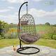 Rattan Cocoon Hanging Egg Chair Swing Wicker Garden Furniture In Or Outdoor