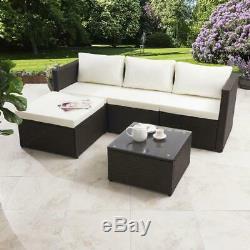 Rattan Corner Sofa Set Garden Furniture