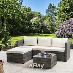 Rattan Corner Sofa Set Garden Furniture