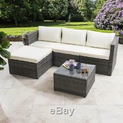 Rattan Corner Sofa Set Garden Furniture