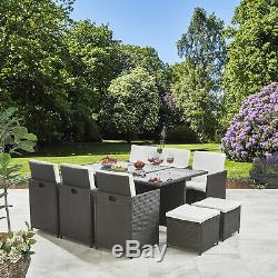 Rattan Cube Garden Furniture Patio Set