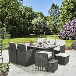 Rattan Cube Garden Furniture Patio Set