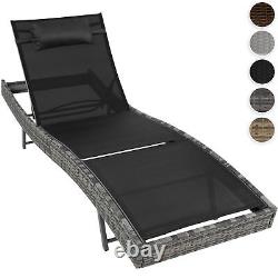 Rattan Day Bed Sun Canopy Lounger Recliner Garden Furniture Patio Terrace USED