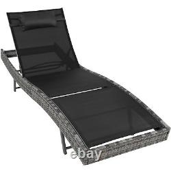 Rattan Day Bed Sun Canopy Lounger Recliner Garden Furniture Patio Terrace USED