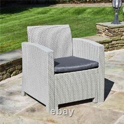 Rattan Effect Armchair Outdoor Garden Furniture