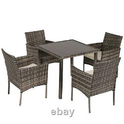 Rattan Furniture Set Garden Sofa Chairs Patio Table Stools Outdoor Conservatory