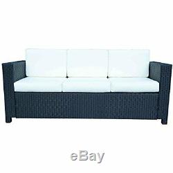 Rattan Garden Furniture 3 Seater Wicker Sofa Clearance Price Outdoor Patio