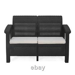 Rattan Garden Furniture 4/5 Seater Chairs Sofa Coffee Table Patio Outdoor Set