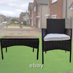 Rattan Garden Furniture 4 PC Outdoor Patio Sofa Set Wicker Conservatory Set