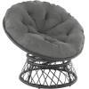 Rattan Garden Furniture Chairs Cushions Egg Wicker Outdoor Swivel Bowl Seat