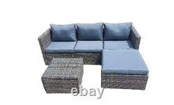 Rattan Garden Furniture Corner Set Outdoor Patio Wicker