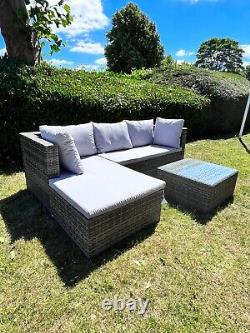 Rattan Garden Furniture Corner Sofa Lounge Set Garden Furniture