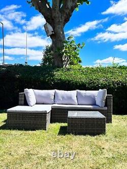 Rattan Garden Furniture Corner Sofa Lounge Set Garden Furniture